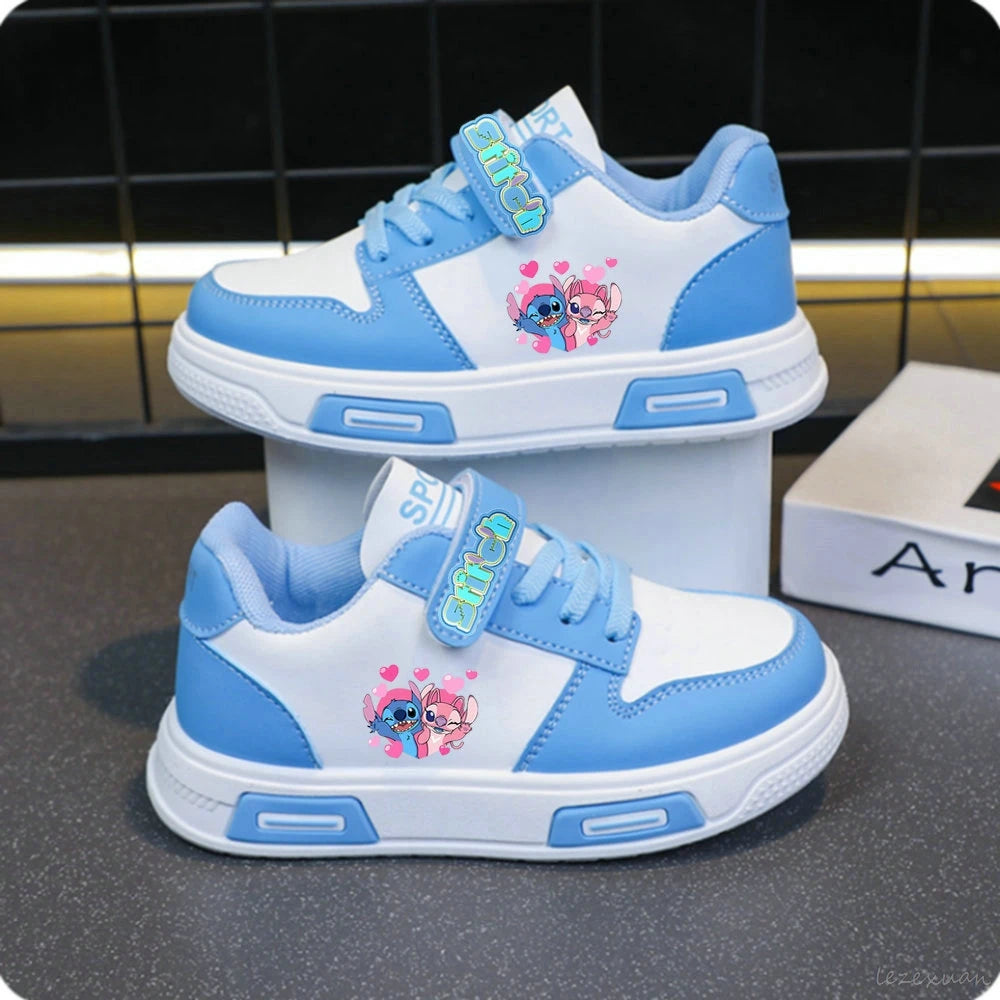 Lilo & Stitch, zapatos para niñas, zapatillas de deporte para niñas, zapatos deportivos informales de princesa Lilo & Stitch, zapatos para estudiantes, zapatos para adolescentes