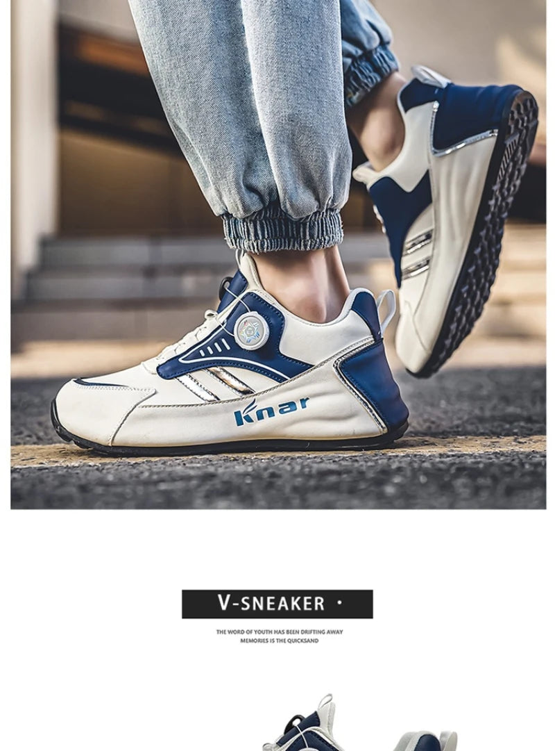 Zapatillas casuales de hombre, estilo coreano, versátiles, suela suave, cómodas, ligeras, con plataforma, para uso diario.