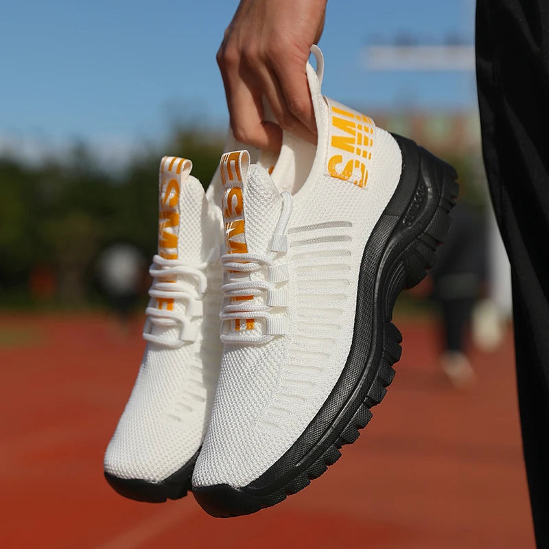 Tenis Masculino Shoes Summer Breathable High End Design Mesh Sneakers Lightweight Outdoor Exercise Casual Flat Shoes for Men